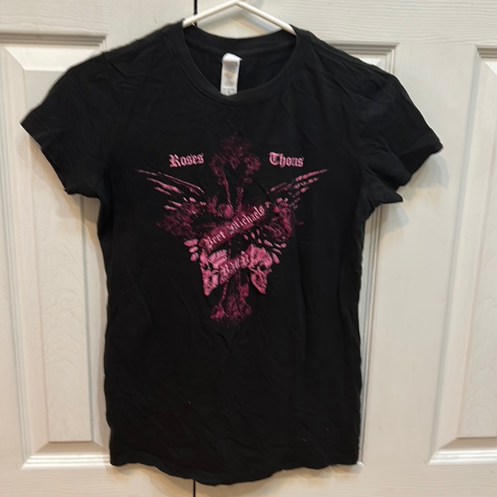 Bret Michaels concert tshirt. Black stretch fabric.Size medium.